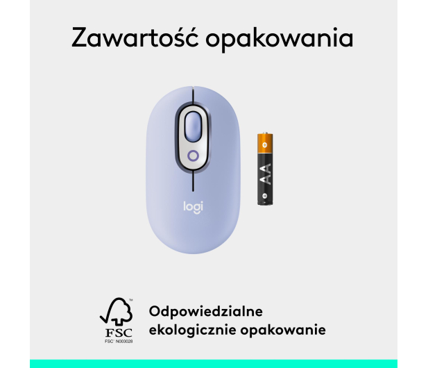 LOGITECH POP ICON Mouse lilac 910-007414 - 1276201 - zdjęcie 14